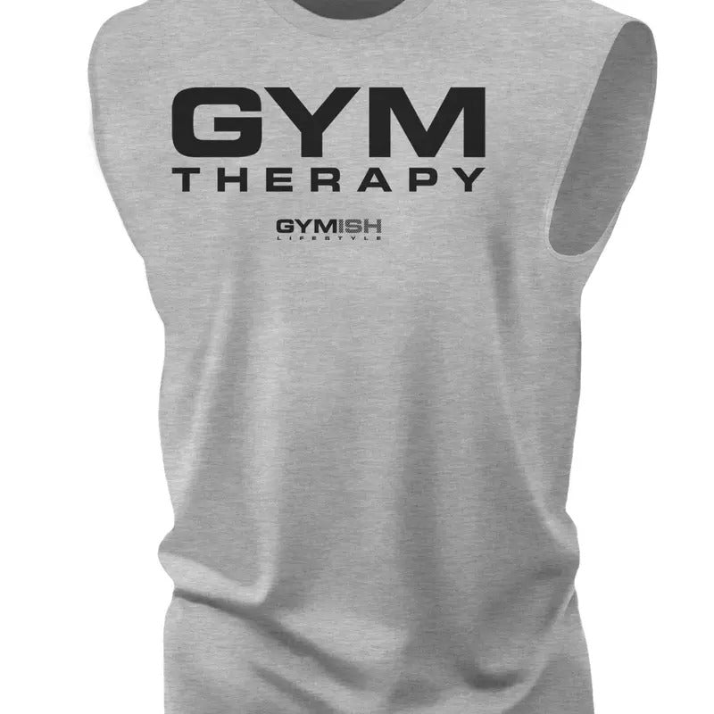 055. Gym Therapy Lightweight Workout Long Sleeve Hooded Gym T-shirt for Men Cotton Menswear