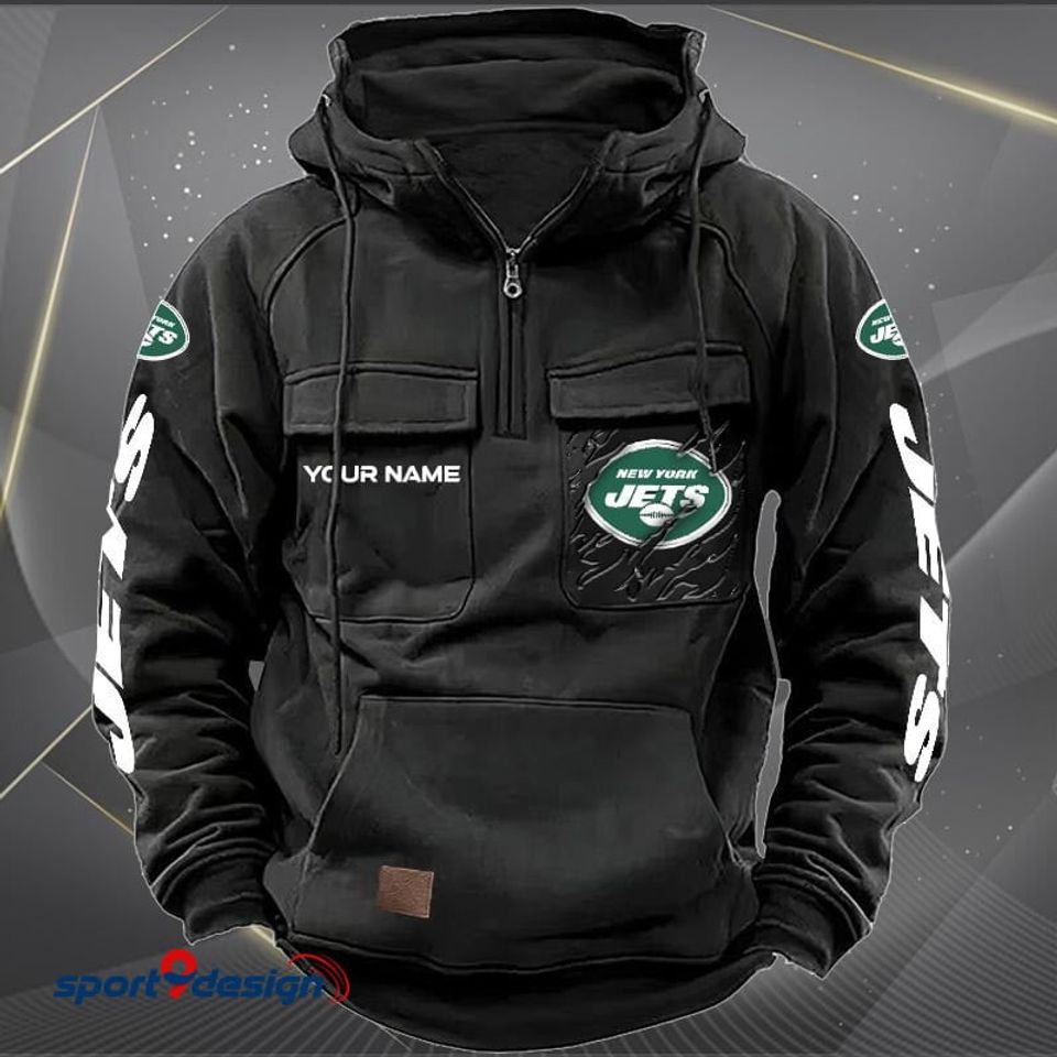 New York Jets Vintage Men Hoodie KDAMB43669 - Sport9Design