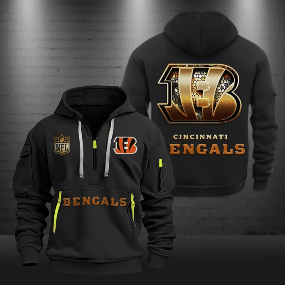 Cincinnati Bengals DMHT0603 Zip Hoodie Multicolor 2024 Edition - Sport9Design
