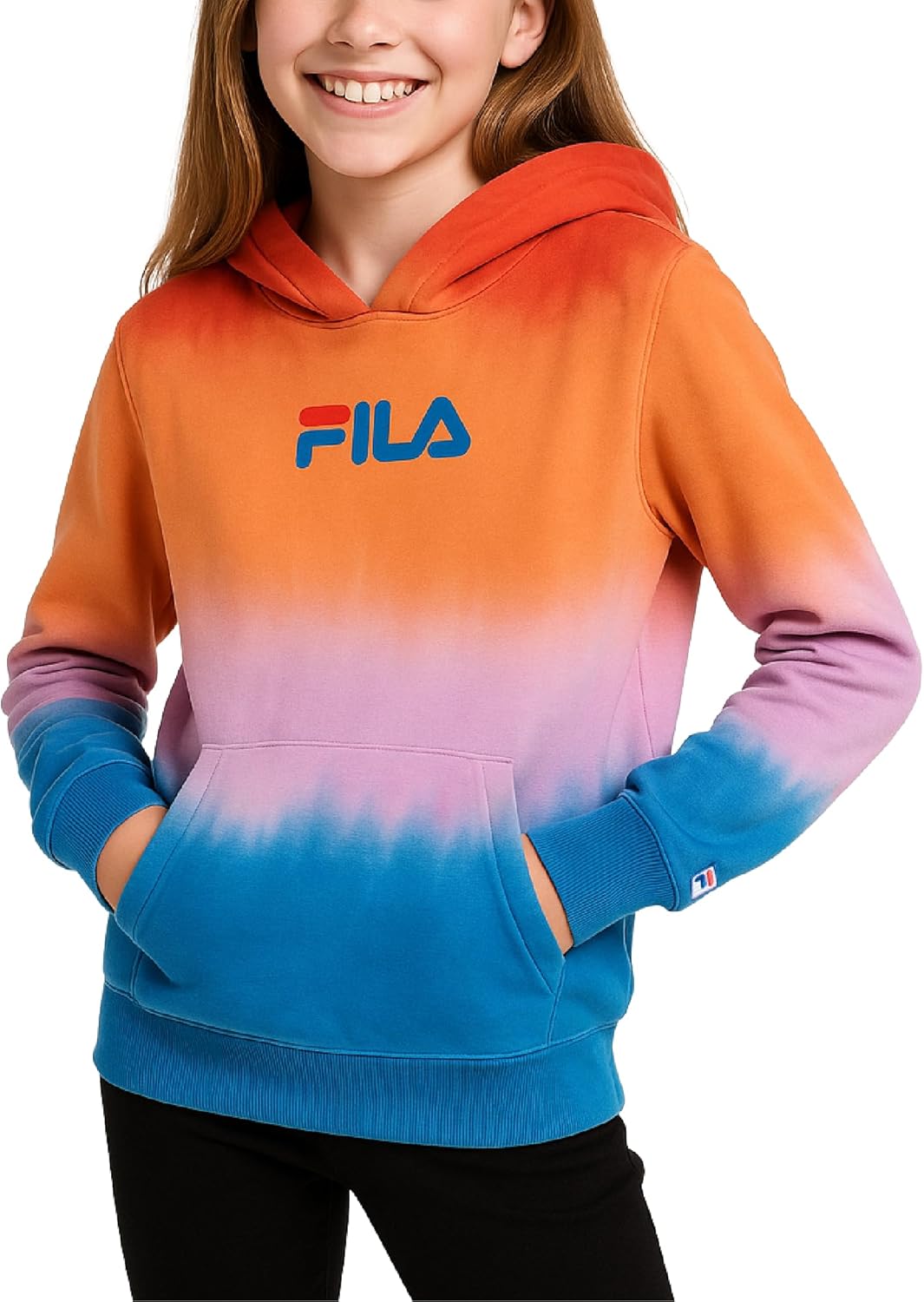 Girls Hoodies - Cozy Soft Cotton Blend Tie Dye Pullover Graphic Hoodies for Girls - Casual Fashion Kids Sweatshirts