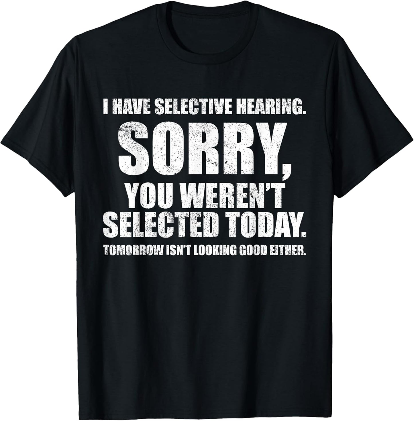Unisex-Adult Humorous T-Shirt, Black, Small, Short Sleeve
