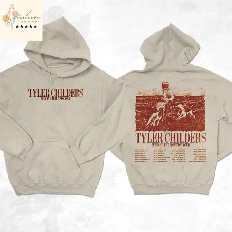 Can I Take My Hounds To Heaven Album Hoodie, Tyler Childers 2Sides , Western , Country Music Hoodie, Tyler Childers Sweatshirt for Men, Women