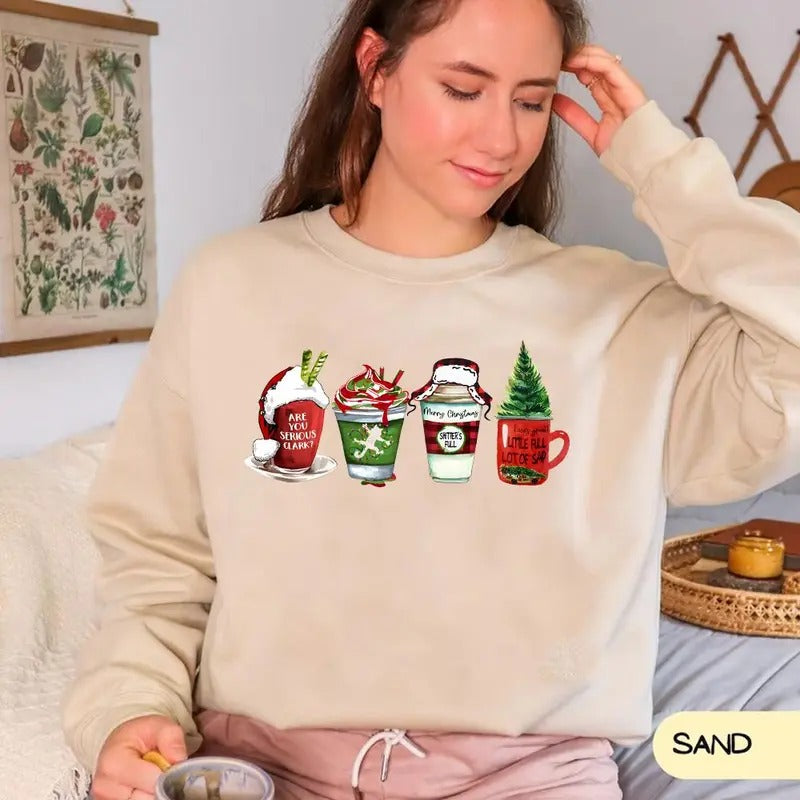 Christmas Vacation Movies Sweatshirt, Hoodie, Christmas Vacation Quotes, Holiday Sweaters Fit Womenswear