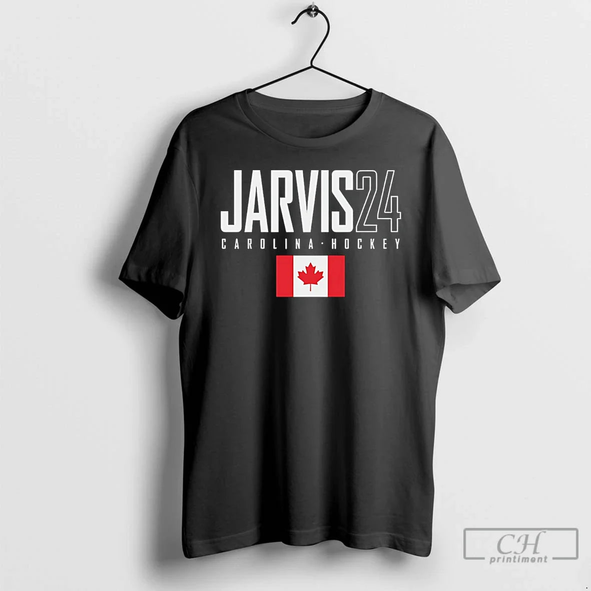 Classic Seth Jarvis Carolina Canada Elite Number And Name