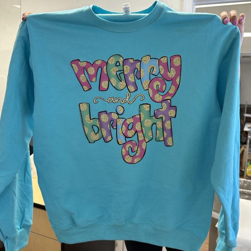Colorful Merry & Bright Sweatshirt