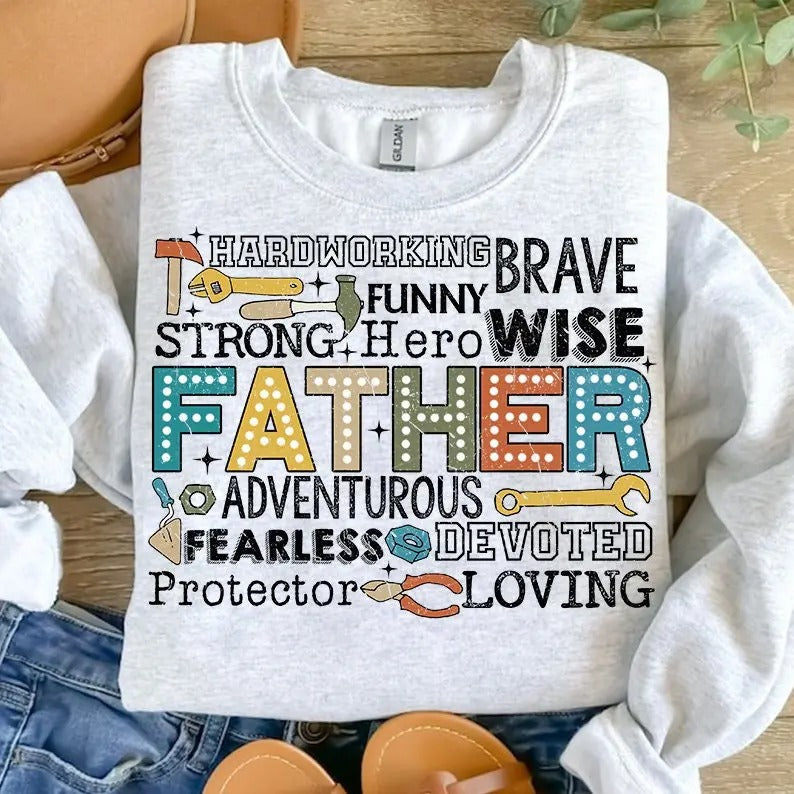 Dad sweatshirt, Father's Day sweatshirt, Best Dad Ever sweatshirt, Father's Day sweatshirt, Gift For Father, Some Days I Rock It sweatshirt, hot trend