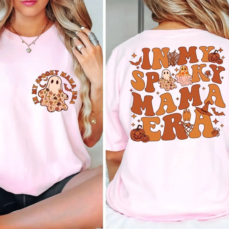 In My Spooky Mama Era Shirt Mom Shirt Halloween Shirt Mom Gift Spooky Mom Tee Grandma Gift Ghost Shirt Concert Shirt