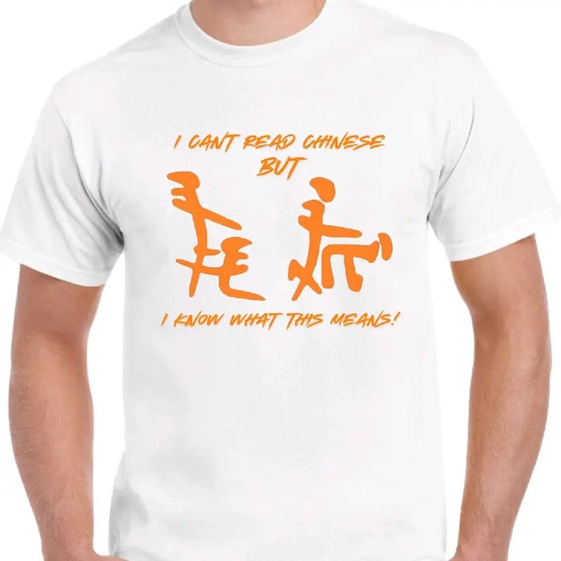 It means Harmony in Chinese T-shirt - men'sfunnyT-shirt - Menswear Crewneck Top Tshirt Man Casual Shortsleeve