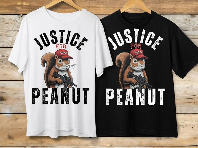 Justice for Peanut Shirt, Peanut the Squirrel Shirt, Squirrel Lover Gift, Save Squirrel Gift