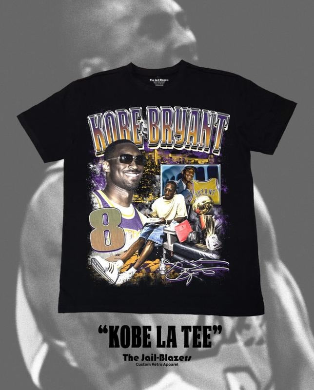 Kobe Tee | Vintage Tee Graphic T-Shirt Sweatshirt Hoodie | Sport Tee - Gift For Fan - Black