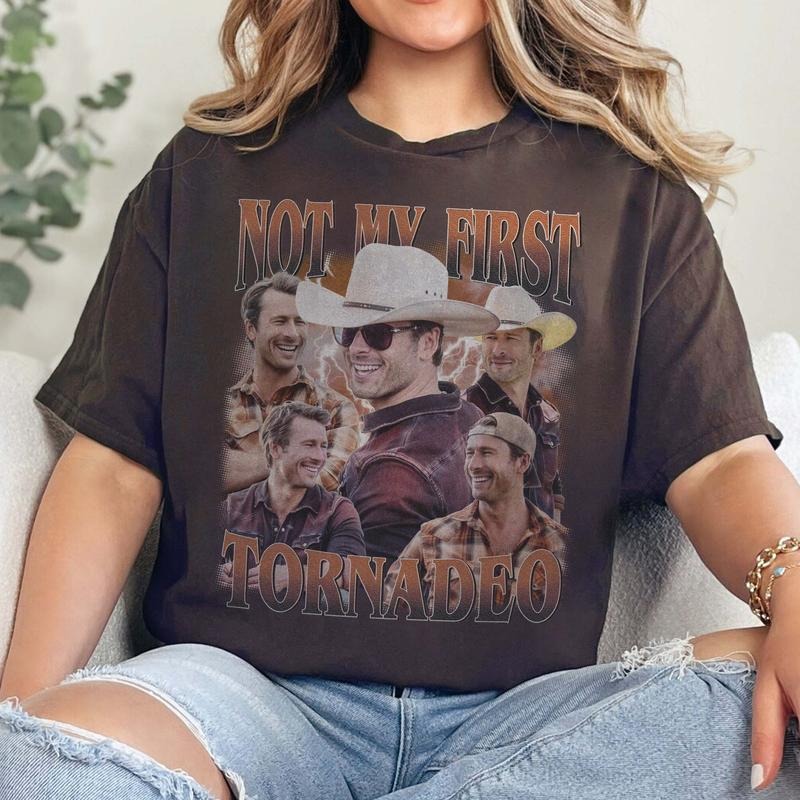 Not My First Tornadeo Glen Powell Twisters T-shirt, Sweatshirt, Hoodie
