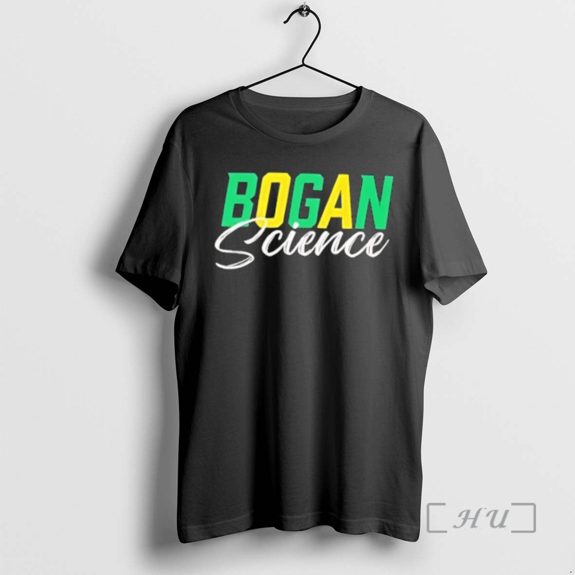 Officials Bogan Science Yellow And Green Typography Design