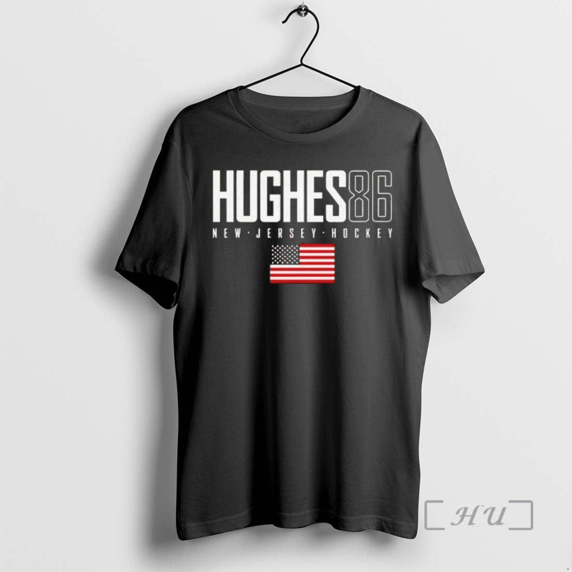 Officials Jack Hughes 86 New Jersey Devils Usa Flag Elite