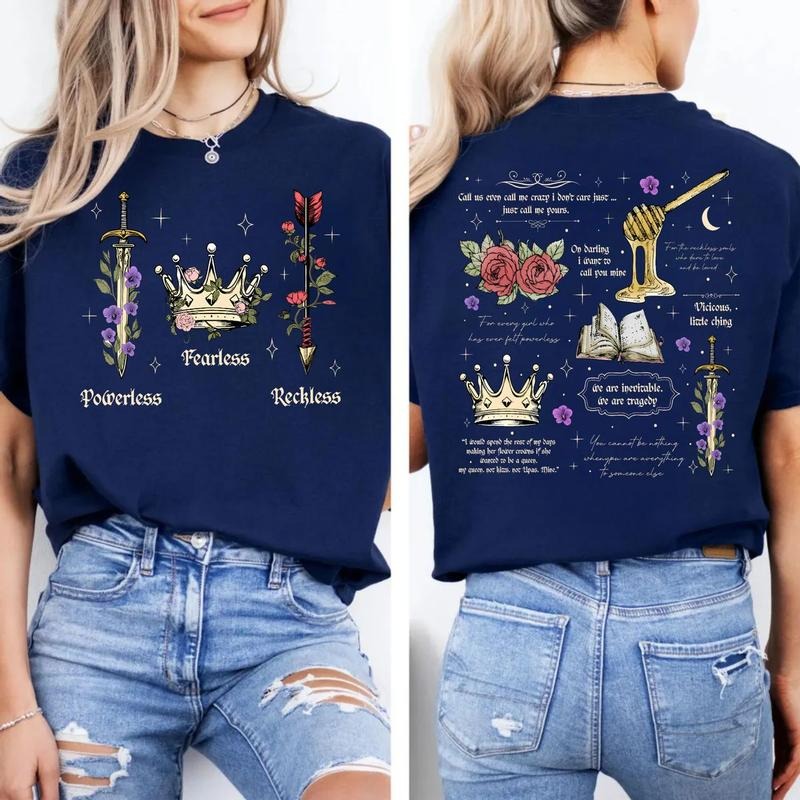 Powerless Bookish Shirt For Fan, Fearless Fan Shirt, Kai Azer I Love You Tshirt, Gift For Bookworms, Shirt Unisex Sweater Pullover Tee Tops