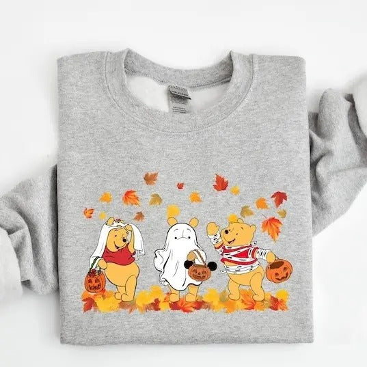 Retro Sweatshirt, Winnie The Halloween Sweatshirt, Spooky Season Sweatshirt, Fall Sweatshirt, Halloween Sweatshirt