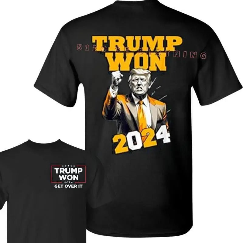 Trump Won Again TShirt, Trump 47th President, MAGA Shirt, Trump Won 2024 Election Inauguration, Trum Vance Take America Back, Gift for Trum Supporter