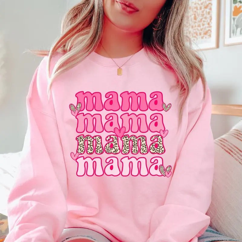 Valentine Sweatshirt, Mama Sweatshirt, Valentines Day Sweatshirt, Valentine Gifts, Gift For Her