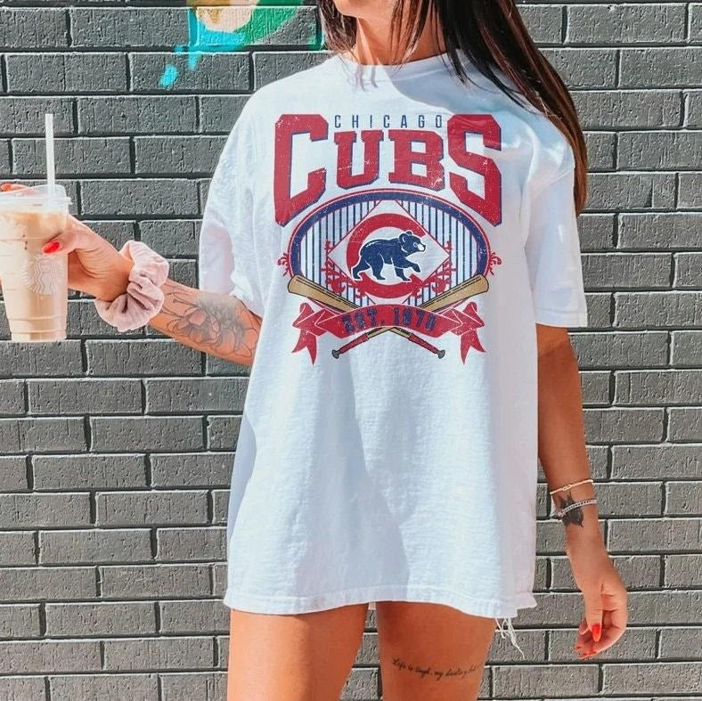 Vintage 90s Bootleg Chicago Shirt, Chicago Baseball Hoodie Best Price