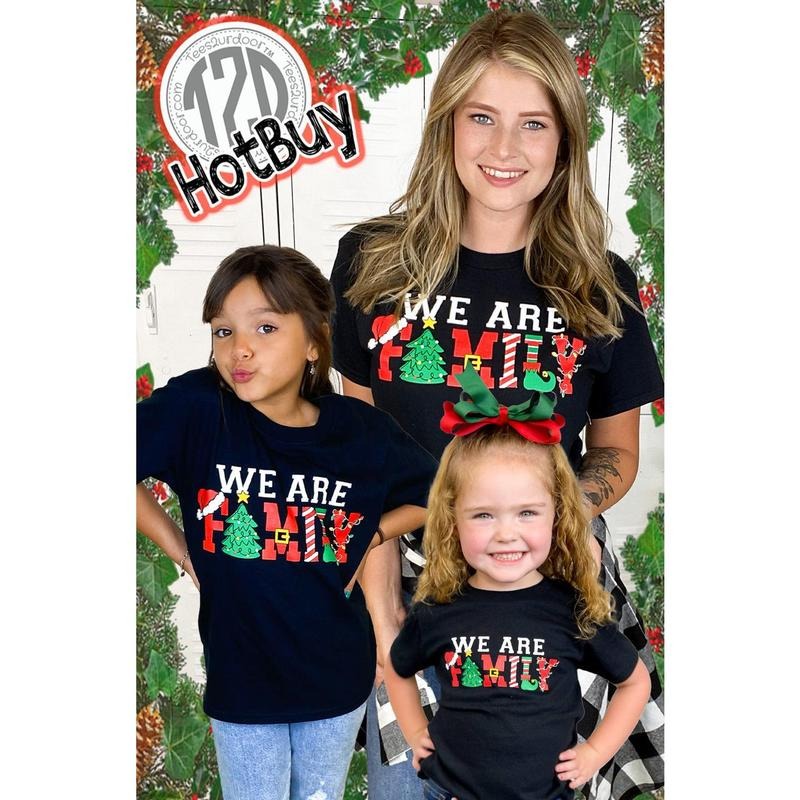 We are Family Christmas T-Shirt