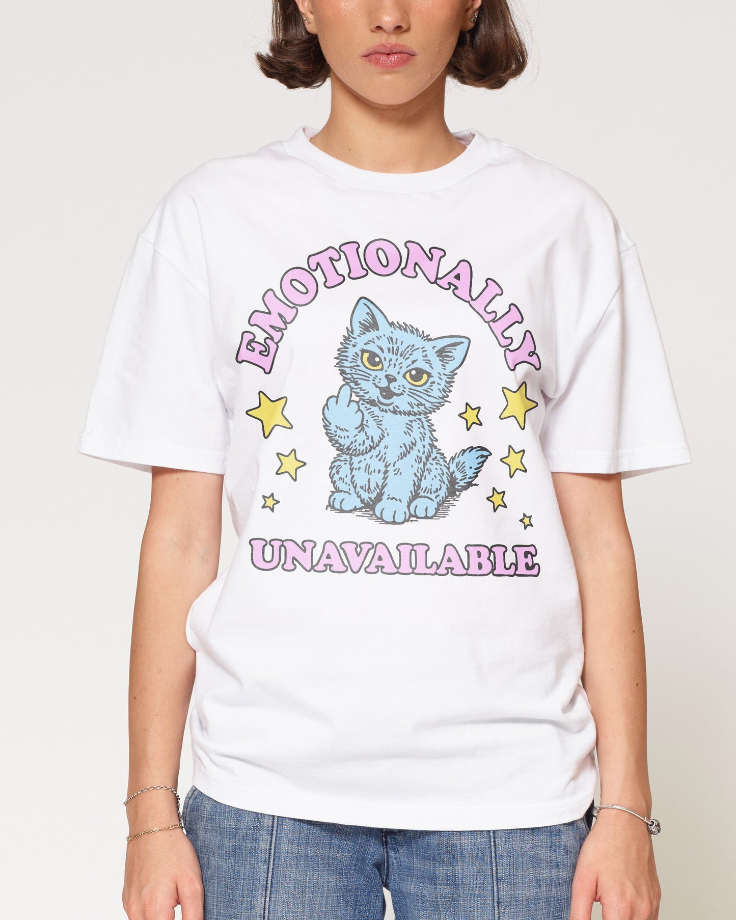 Emotionally Unavailable Cat T-Shirt