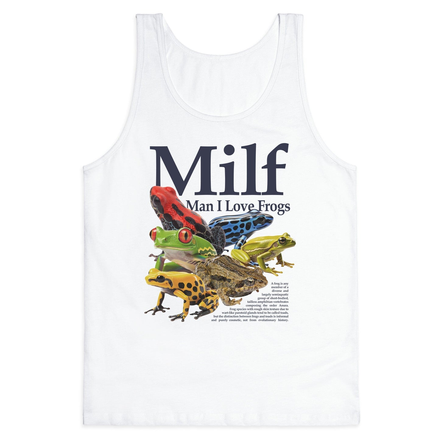 MILF Man I Love Frogs Tank Top