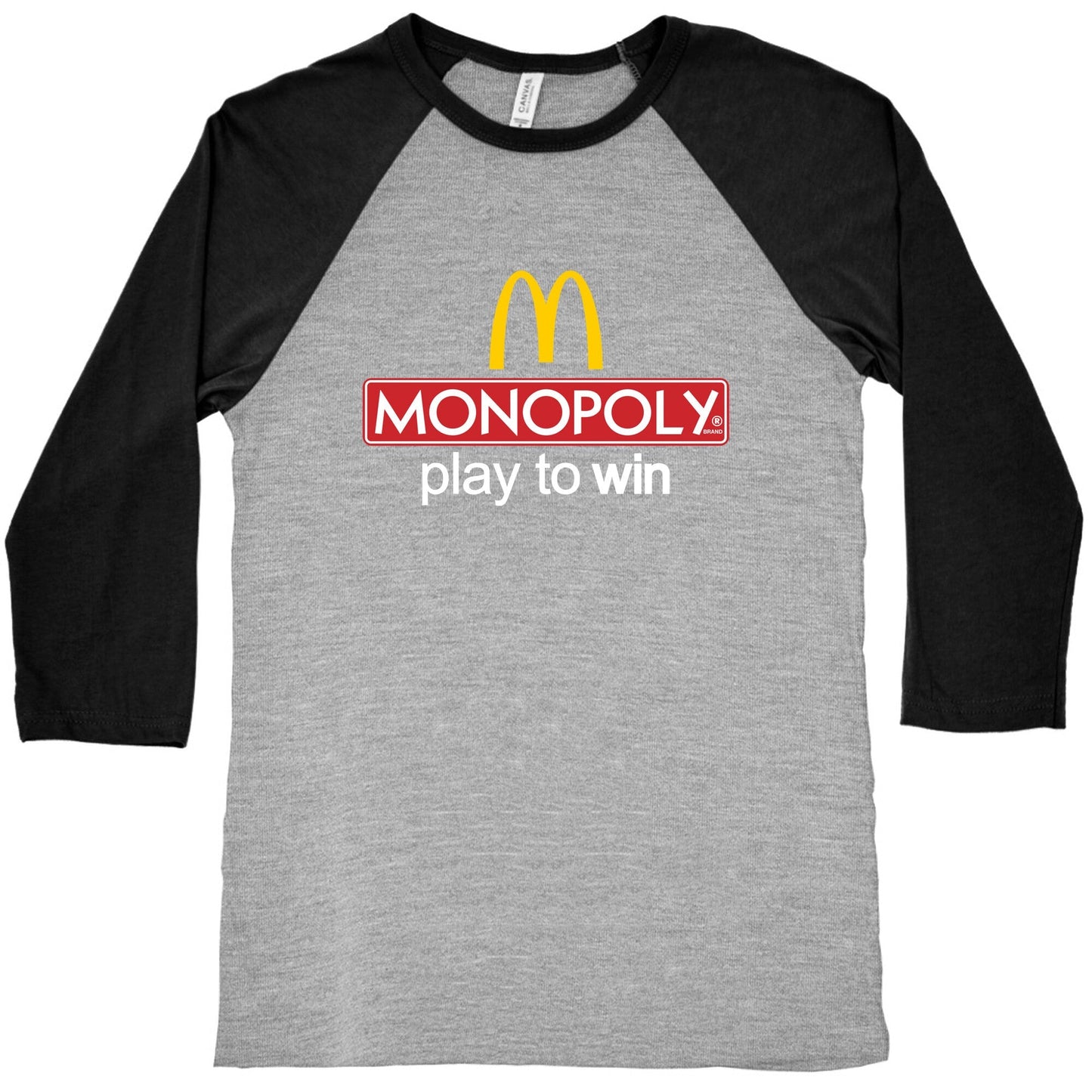 McDonalds Monopoly Baseball Tee
