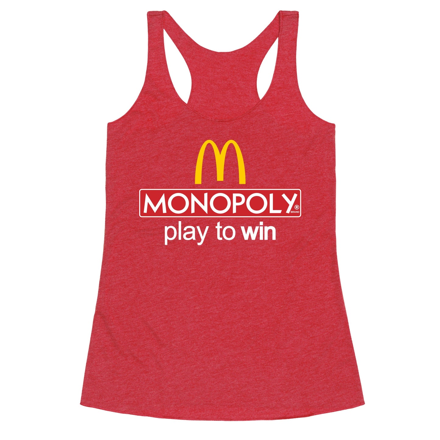 McDonalds Monopoly Racerback Tank