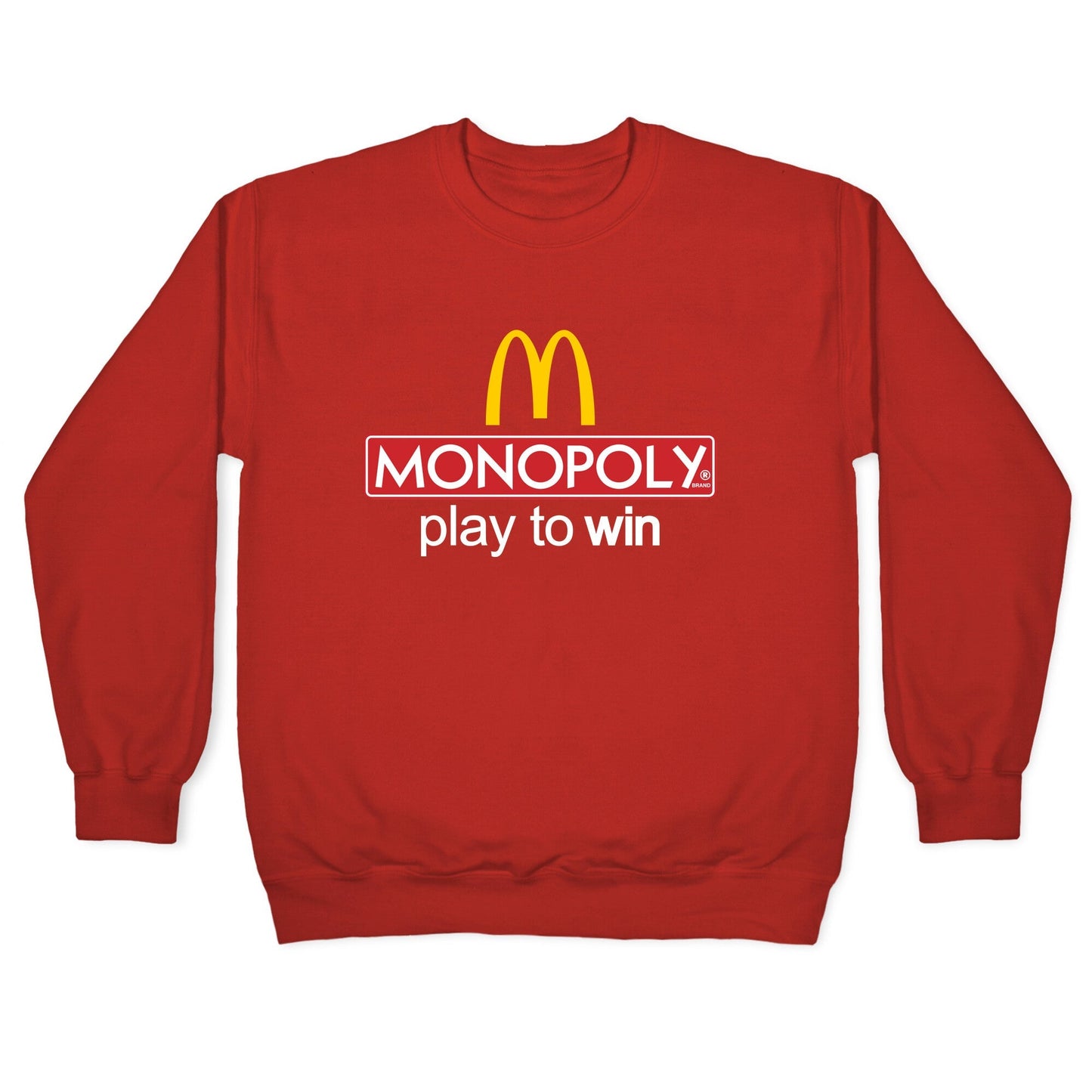 McDonalds Monopoly Crewneck Sweatshirt