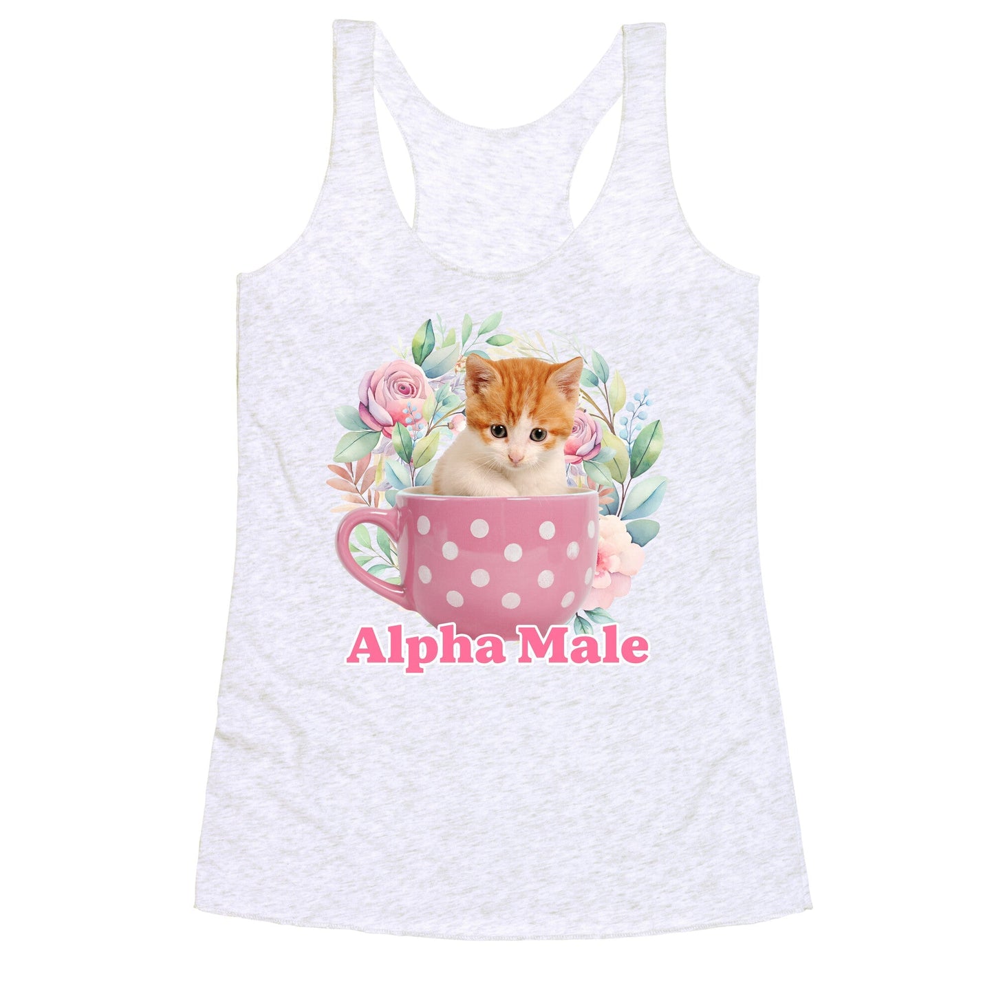 Alpha Male Kitten Racerback Tank