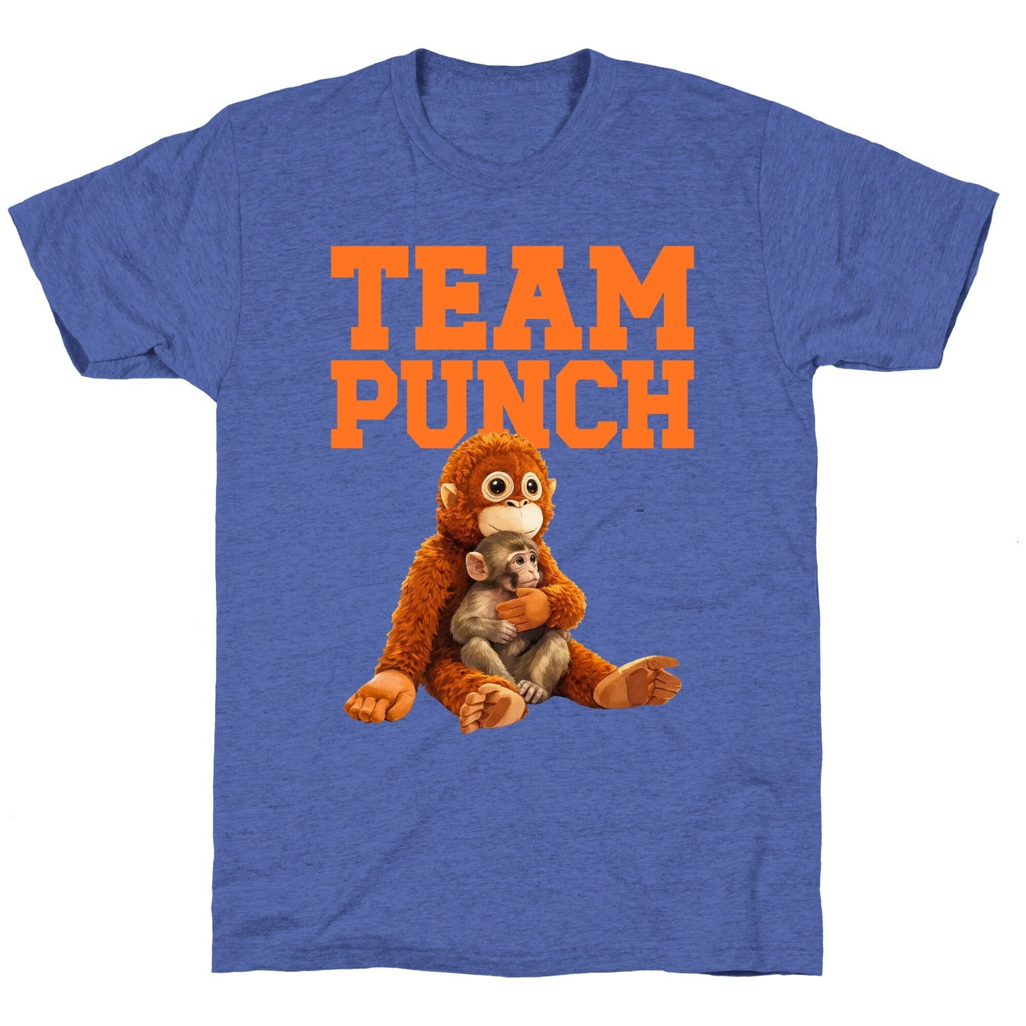 Punch The Monkey Unisex Triblend Tee