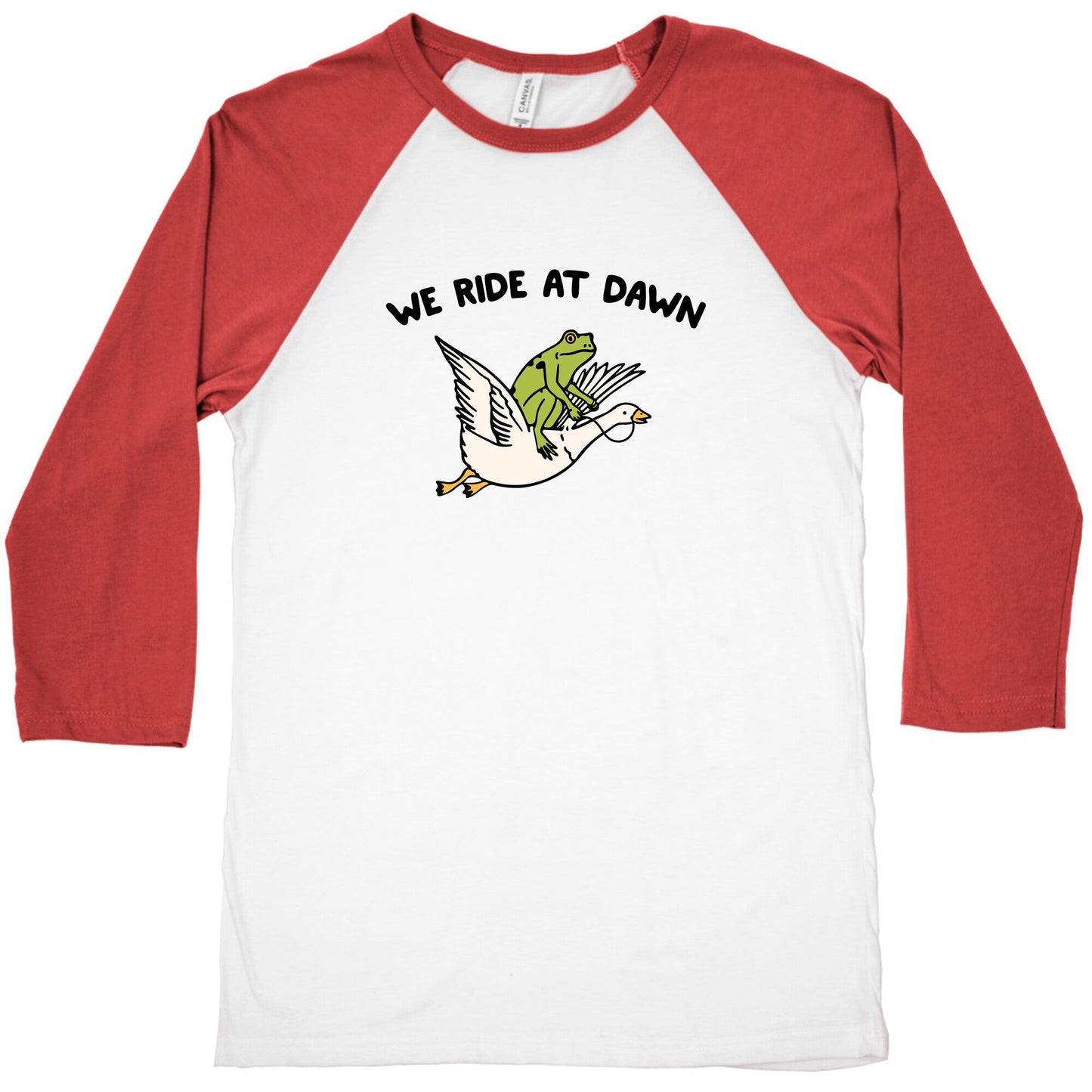 We Ride At Dawn Baseball Tee
