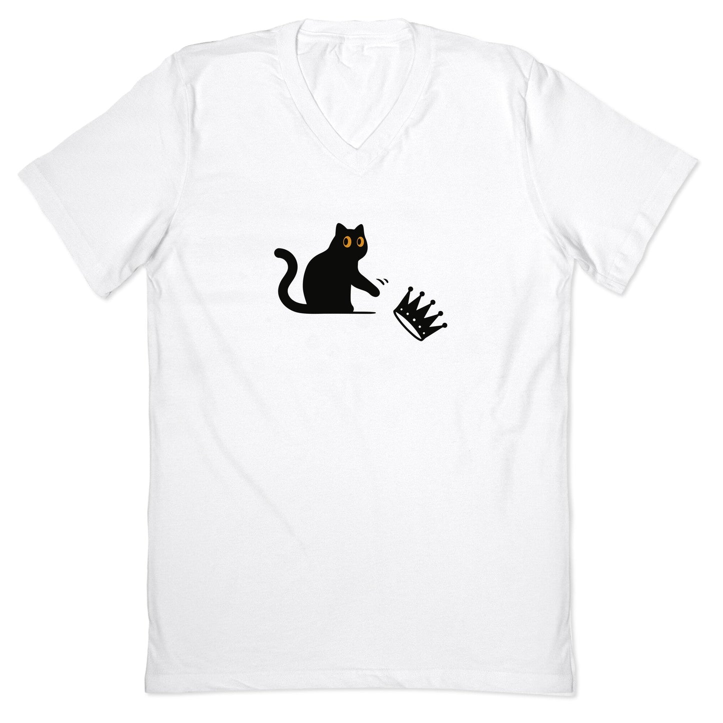 No Kings Cat V-Neck
