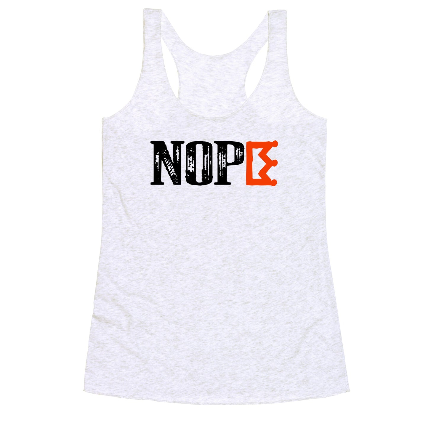 No Kings NOPE Racerback Tank