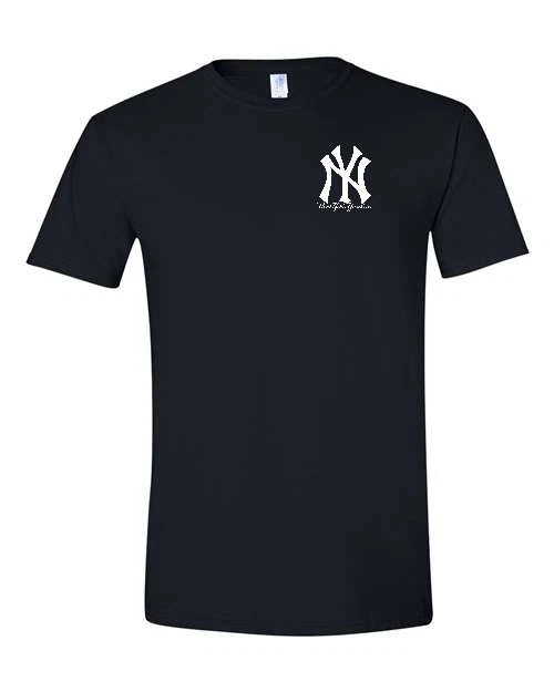 NY Yankees Left Chest Graphic Logo, TEES, New York Baseball Unisex. All Sizes!!