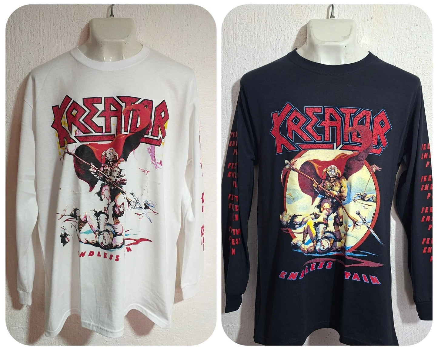Kreator endless pain long sleeve shirt thrash metal sodom slayer destruction