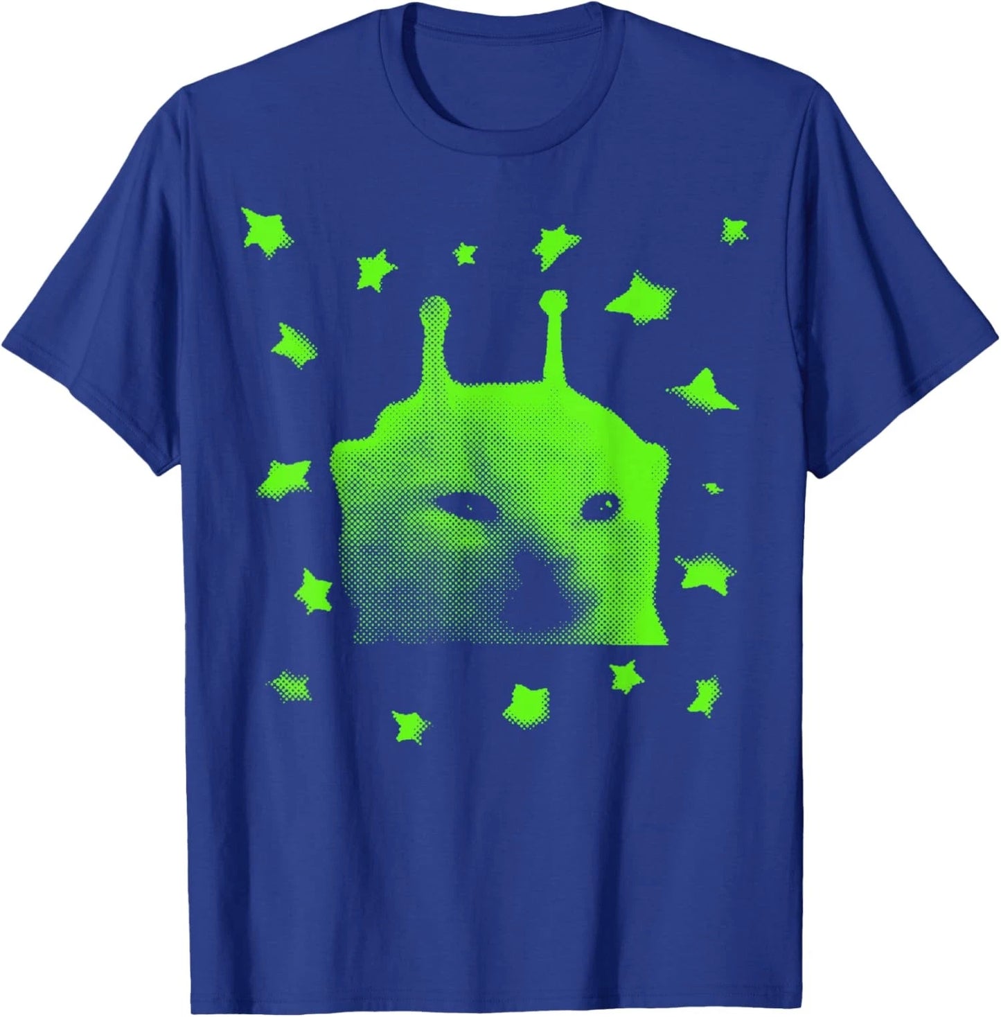 Y2K Alien Cat Meme - Retro Silly Space Kitty Design Unisex T-Shirt