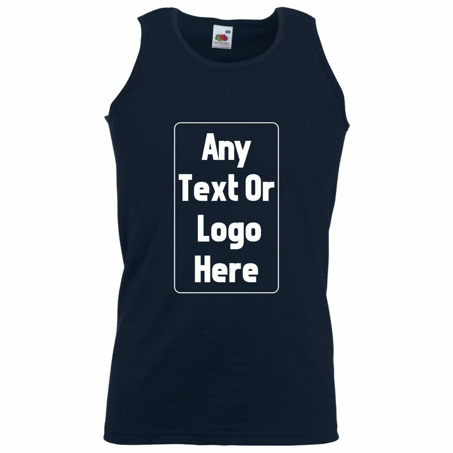 Personalised Custom Printed Valueweight Athletic Vest Sport Gym Summer Tank Tops
