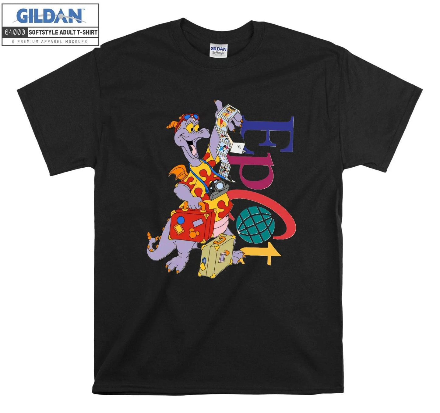 Disney Figment Epcot T-shirt Gift Hoodie T shirt Men Women Unisex A562