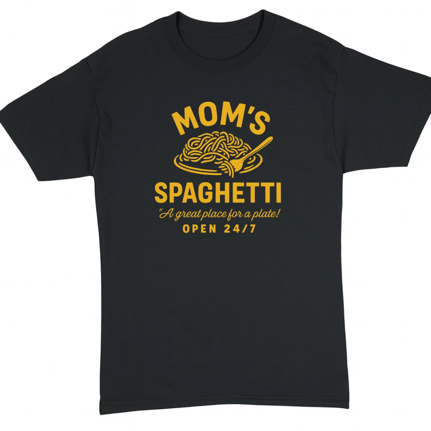 Eminem Mom’s Spaghetti T-Shirt – Funny Rap Lyric Tee – Restaurant Graphic Tee