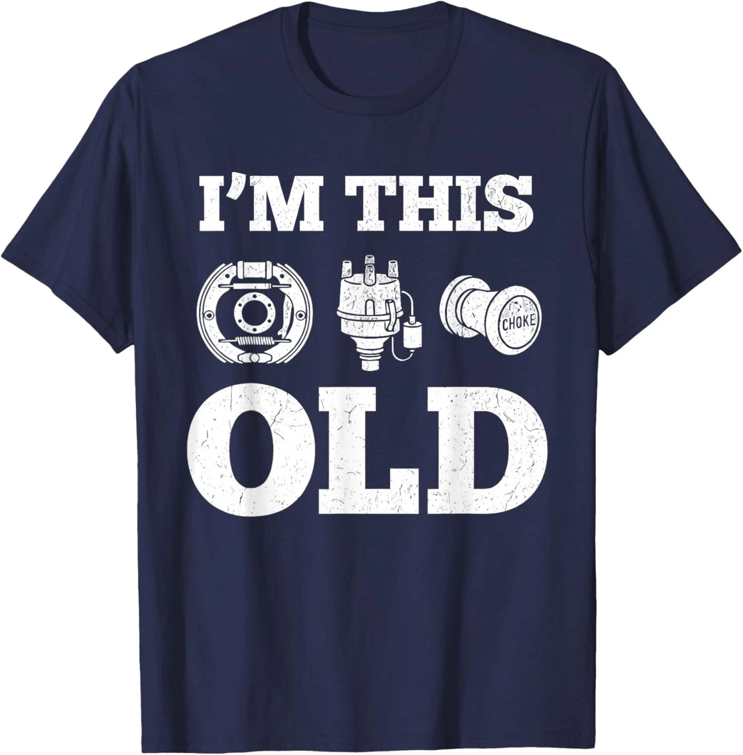 I'm This Old Funny Classic Car Parts Mechanic Vintage Auto Unisex T-Shirt