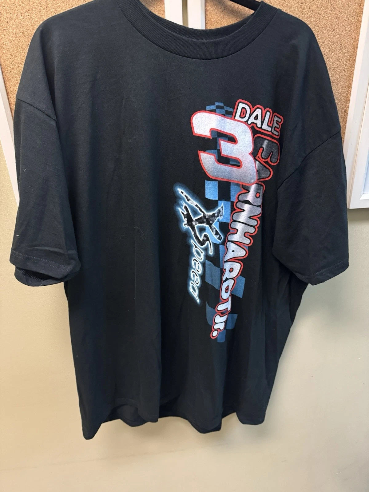 Vintage 90s Dale Earnhardt Jr Nascar T Shirt Extreme Speed Dbl Sided Mens XL NWT