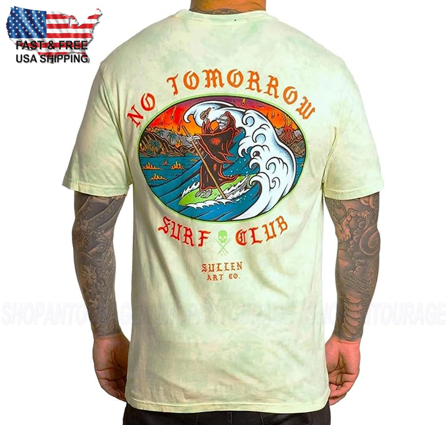 Sullen Art Collective No Tomorrow Premium SCM4196 Short Sleeve T-shirt For Men