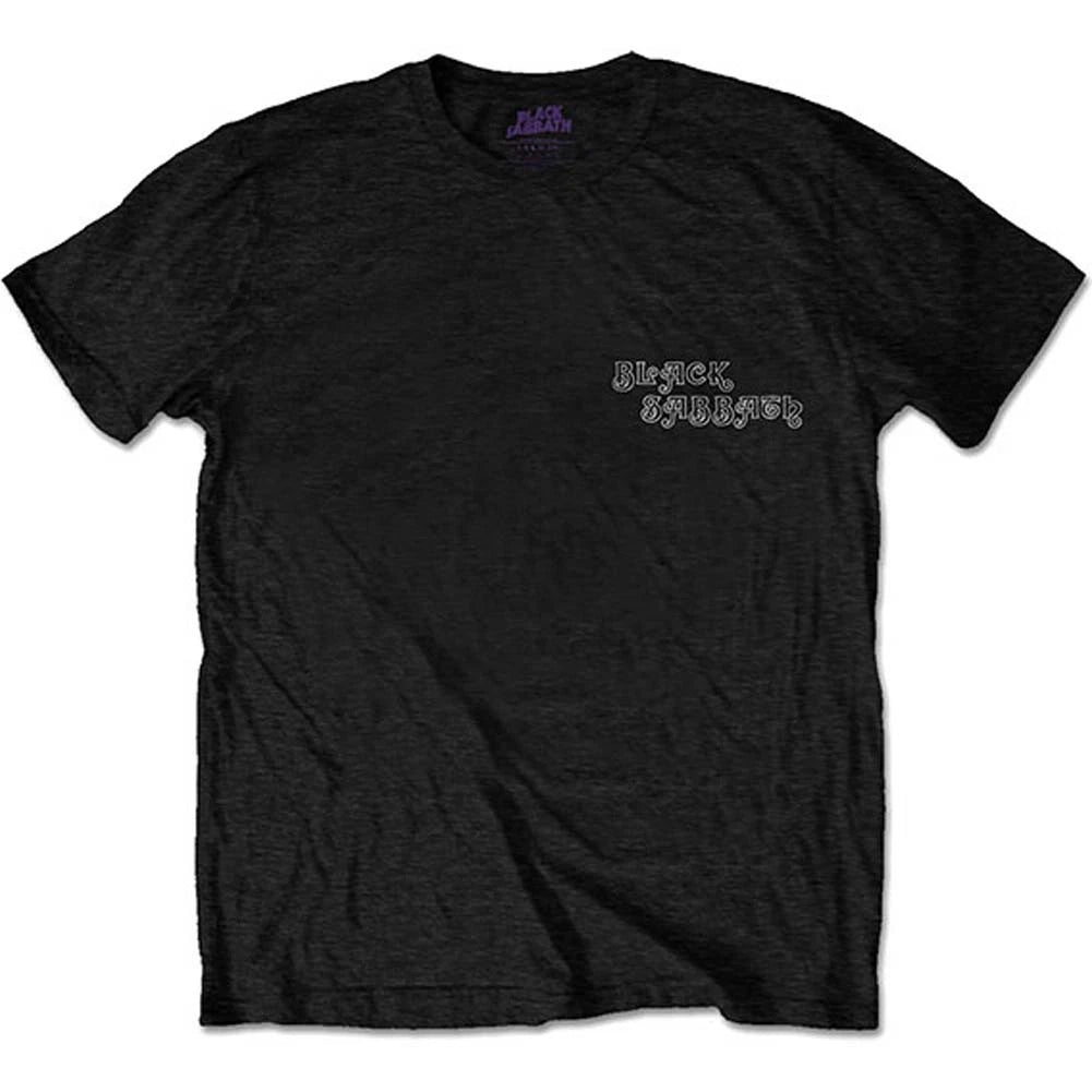 Men's Black Sabbath Debut Album (Back Print) Slim Fit T-shirt XX-Large Black
