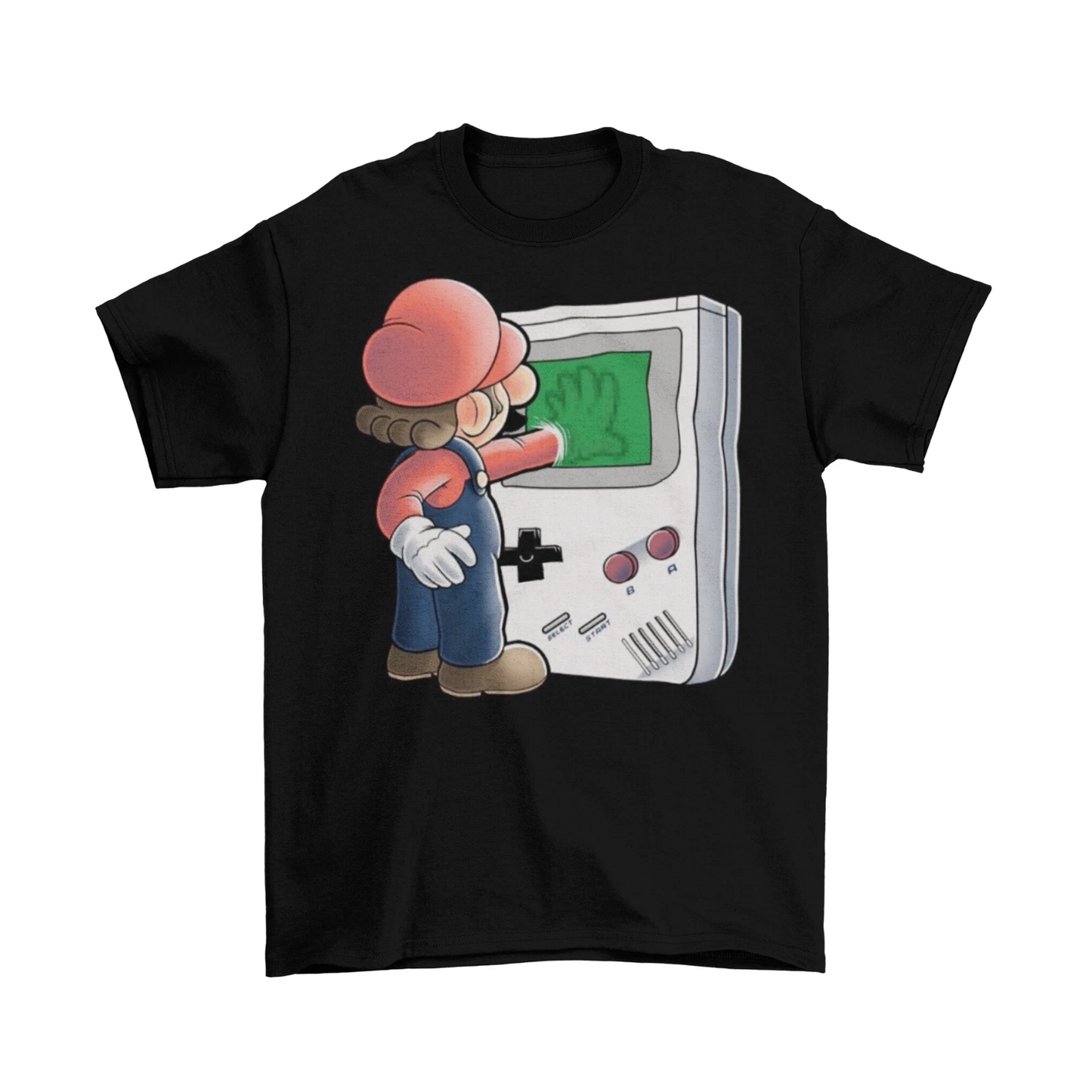 Nintendo Super Mario Brothers Gameboy T-Shirt Unisex Cotton Video Game Brand New