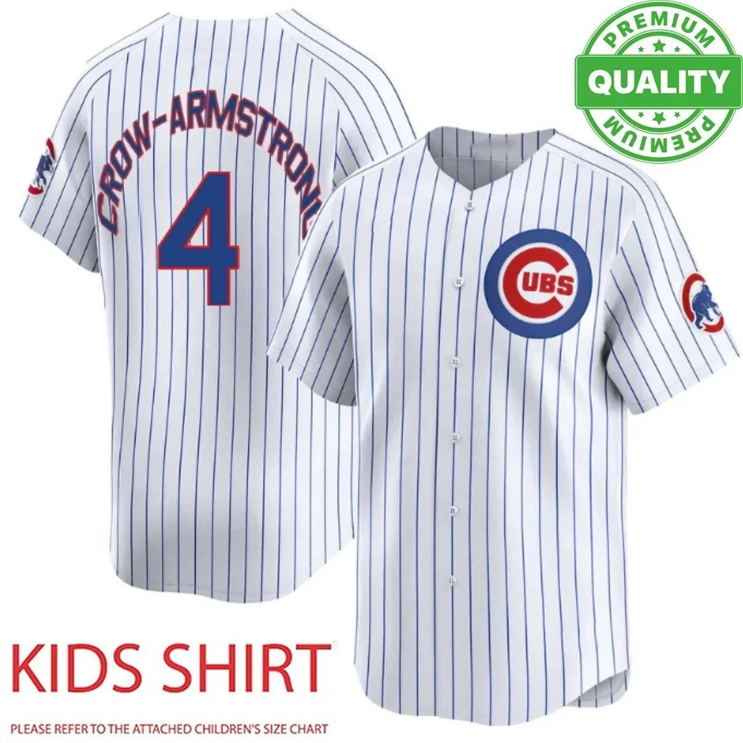 Number #4 Petee Crow‑Armstrong Cubs 3D AOP Gift Kids K132911