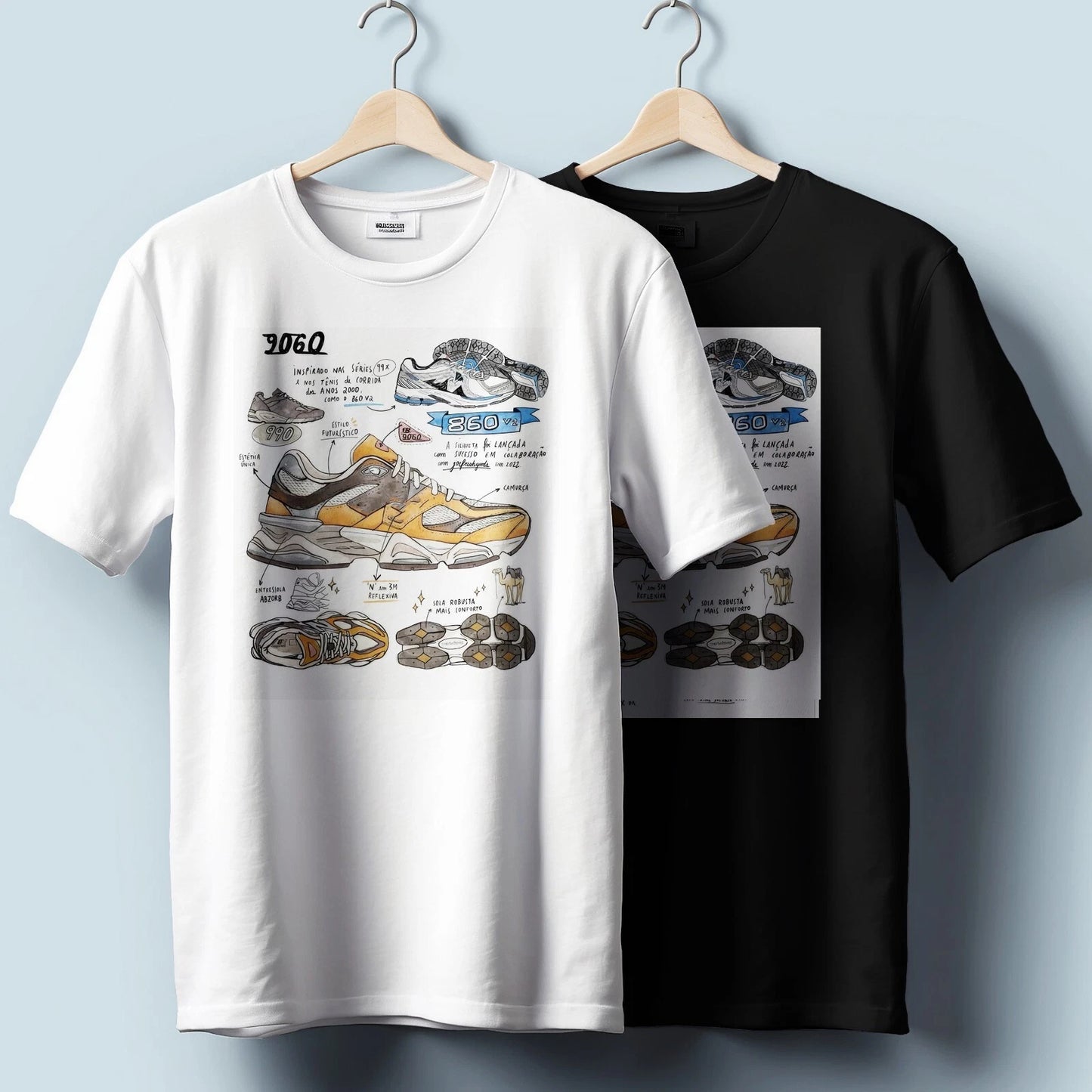 9060 Balance Sneaker T-Shirt – Iconic Vintage Style Graphic | Unisex