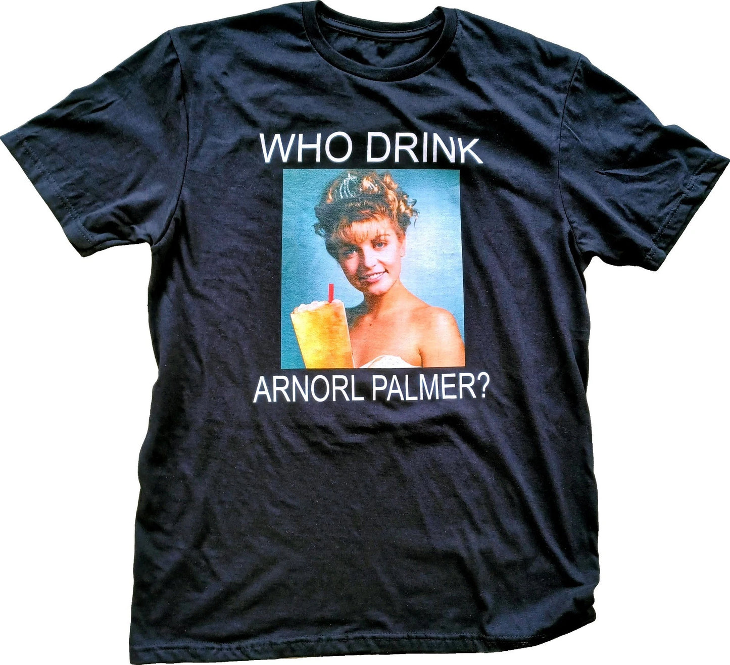 Who Drink Arnorl Palmer? Short Sleeve T-Shirt Laura Arnold Iced Tea Twin Peaks