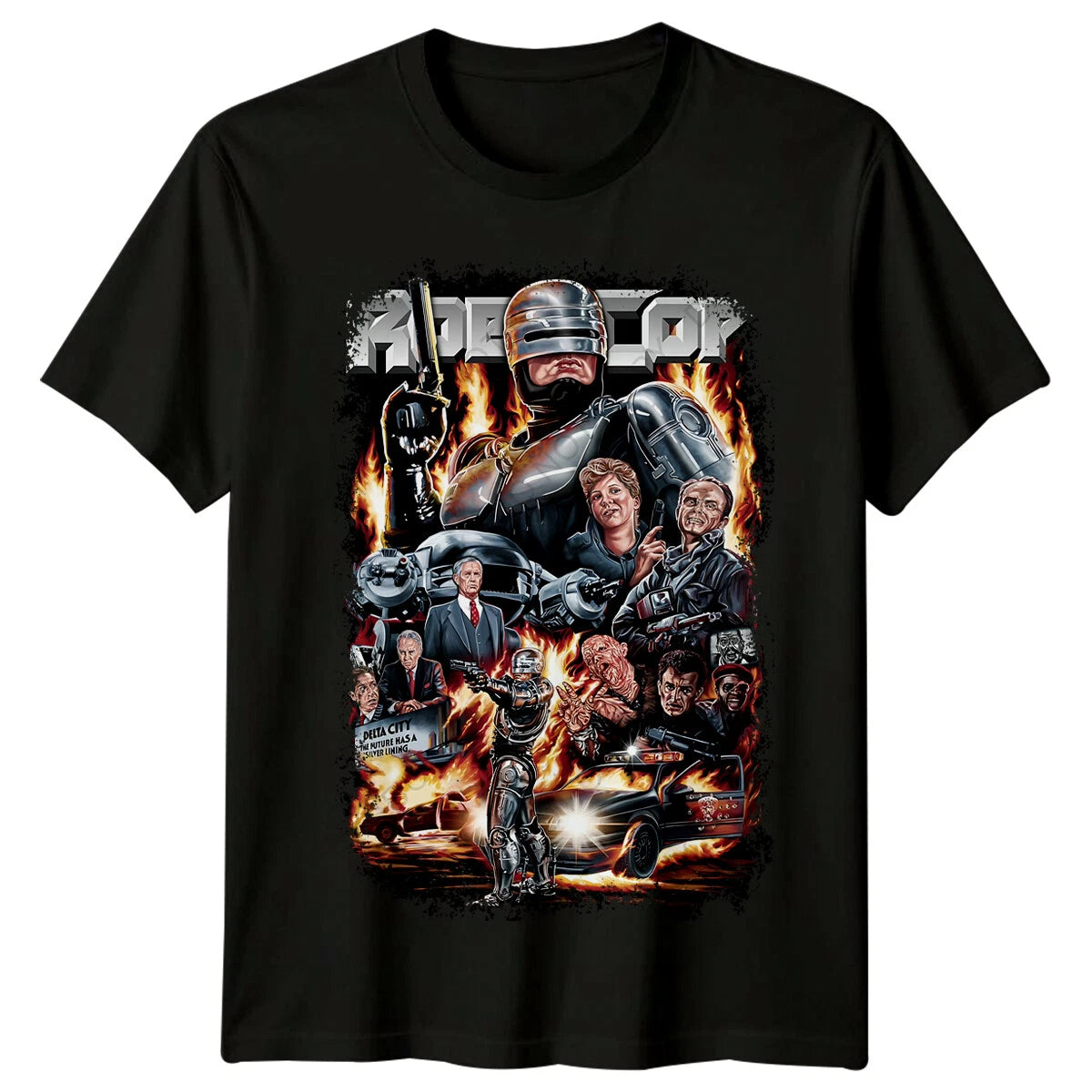 RoboCop (1987) Movie Poster Inspired T-Shirt Retro 80s Tee