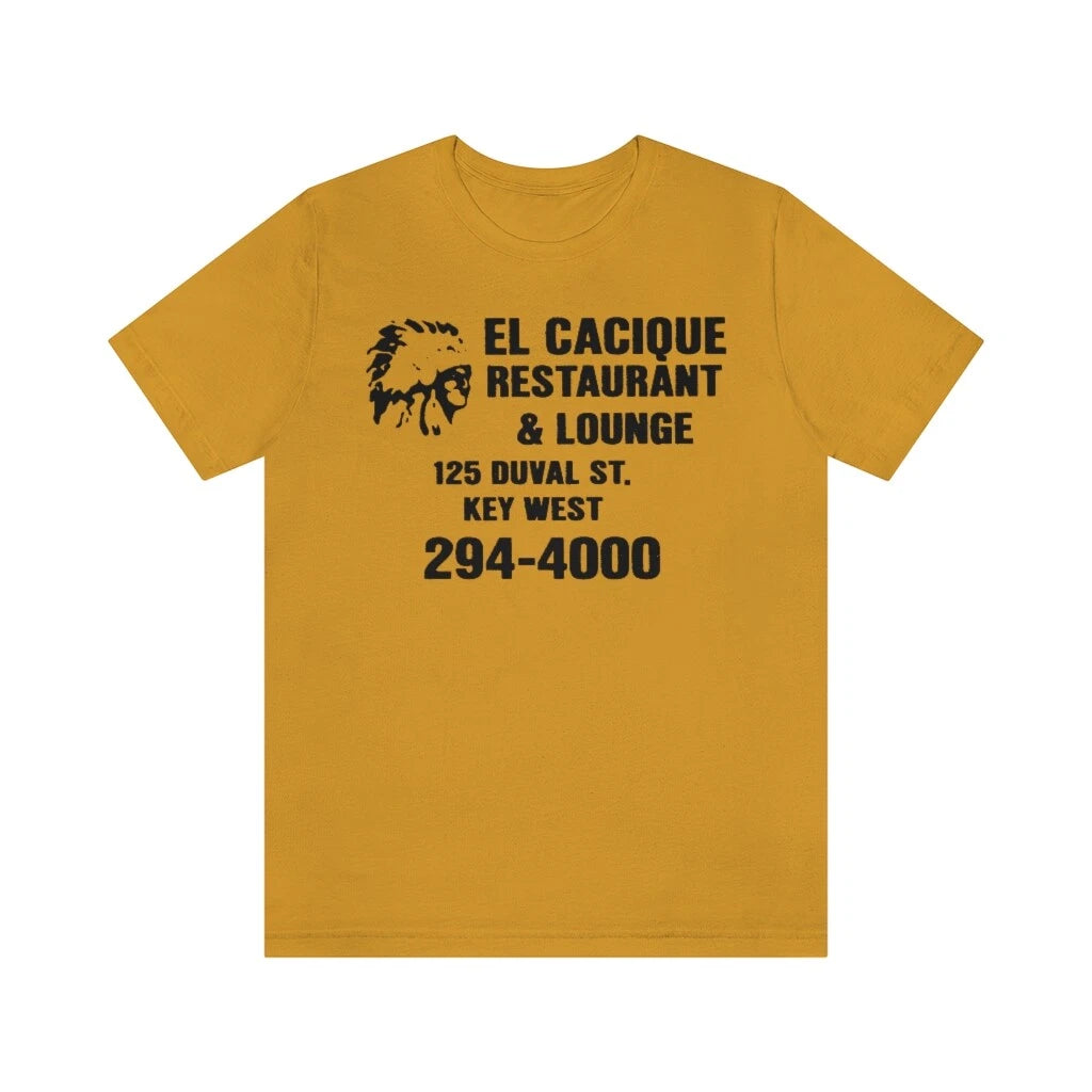 Key West: El Cacique Cafe Vintage Ad T-shirt