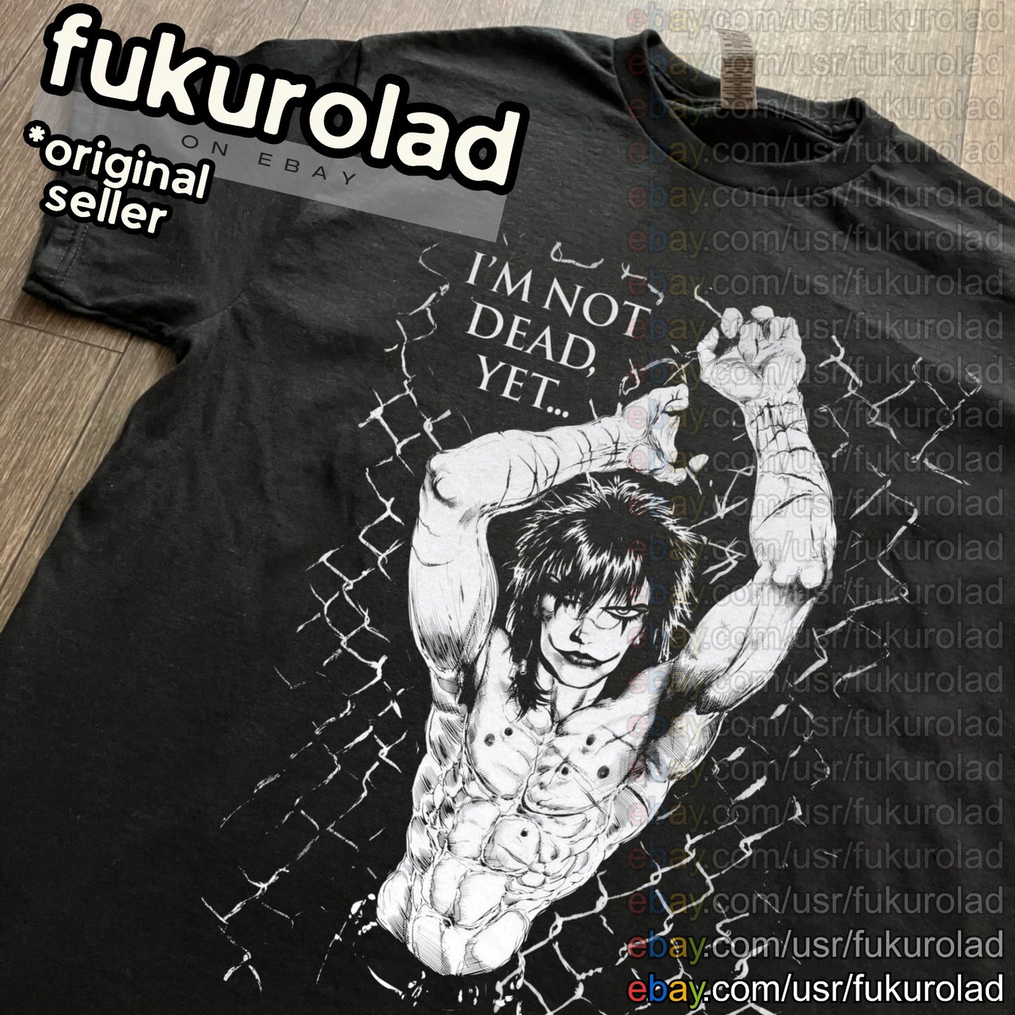 THE CROW "I'm not dead yet" UNISEX t-shirt - GILDAN or COMFORT COLORS